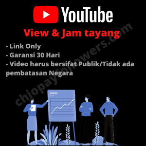 Gambar Jual Jam Tayang YouTube & View Best For Monetization Bergaransi 30 Hari