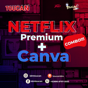 Gambar PROMO Netflix Premium Private Profile 1 bulan + Canva 1 Tahun