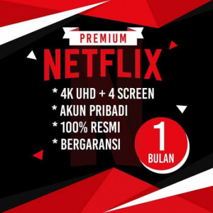Gambar Netflix Private 1 Bulan 1 layar SD