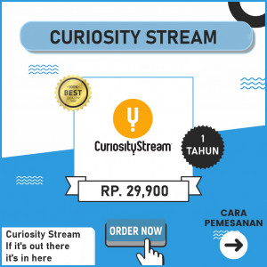Gambar Curiosity Stream Premium Murah Bergaransi 1 Tahun