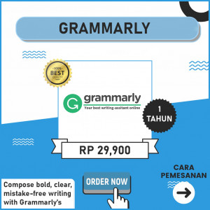 Gambar Grammarly Premium Murah Bergaransi 1 Tahun
