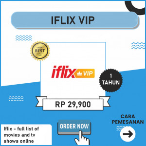 Gambar Iflix VIP Murah Bergaransi 1 Tahun