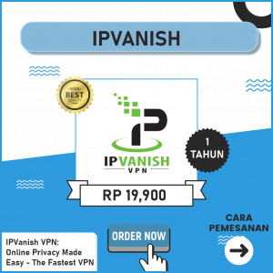 Gambar IpVanish Premium Murah Bergaransi 1 Tahun