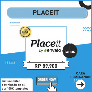 Gambar Placeit Envato Premium Murah Bergaransi 1 Tahun